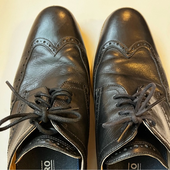 Cole Haan Walk Hero Black Lace Shoes with Rubber Soles Size Men's 12 - Picture 2 of 14